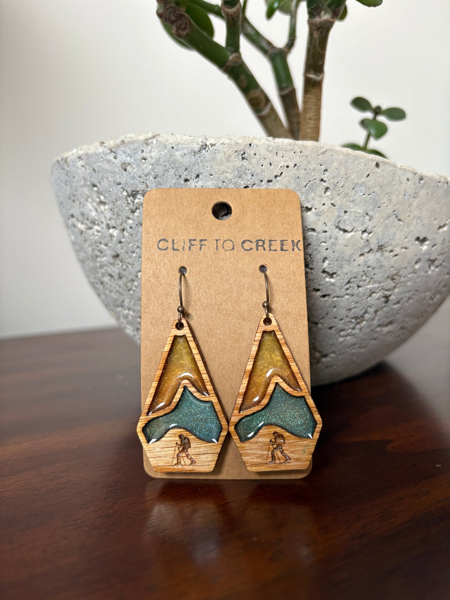 Backcountry Ski Earrings